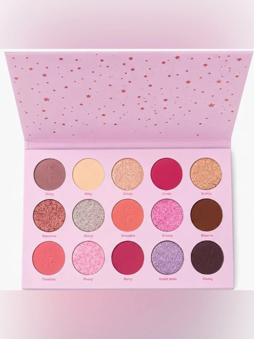 New CELESTIAL CRUSH Moonslice Beauty 16-Color Pink Eyeshadow Palette Unopened